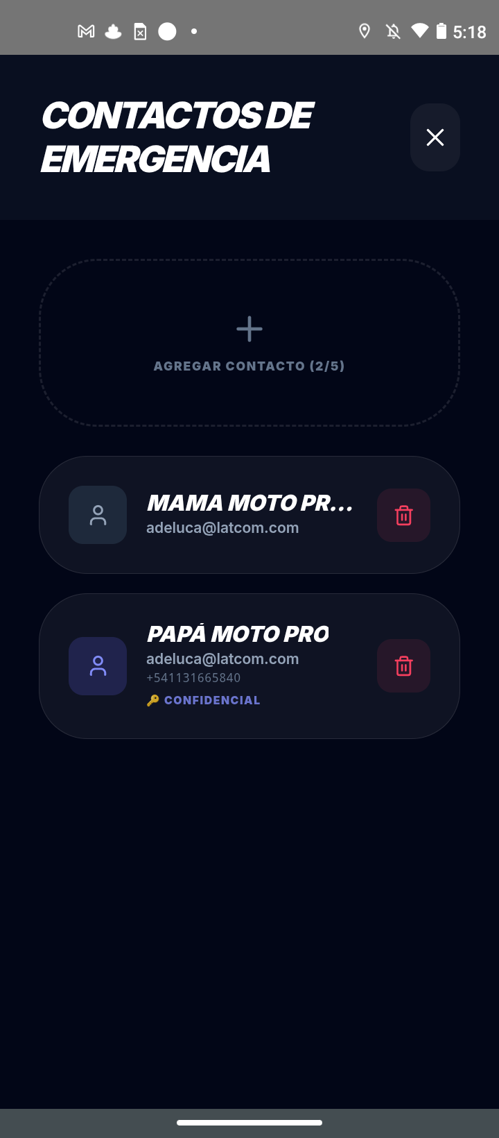 Contactos